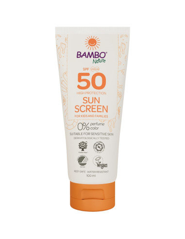 Bambo Nature Crema Solare SPF 50 - 100ml