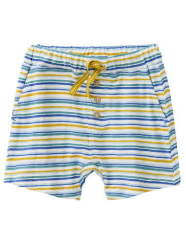 Baby shorts in cotone bio a righe...