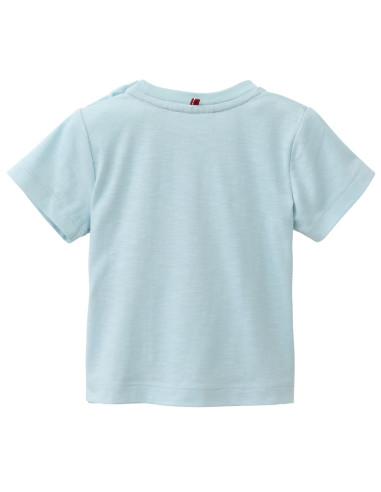 T-Shirt baby in cotone bio "Tartaruga" - col. menta