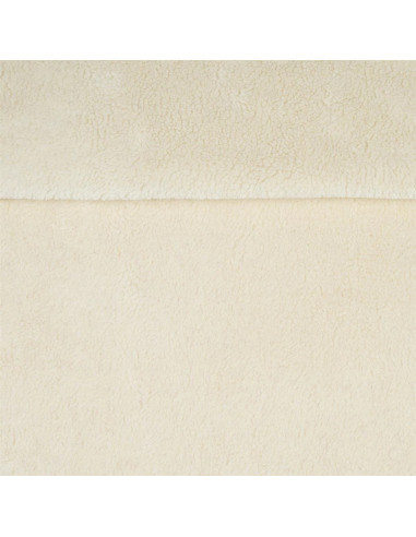 Peluche di cotone biologico 430gr/m²- col. bianco naturale