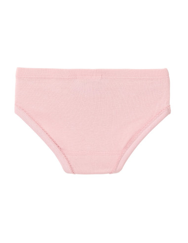 Slip in cotone biologico "Fiori" - set da 2 pz - col. rosa
