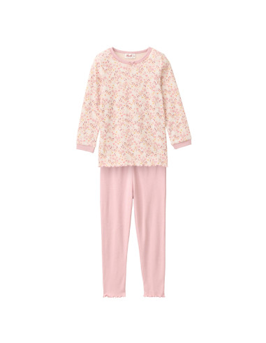 Pigiama in cotone biologico "Fiori" -...