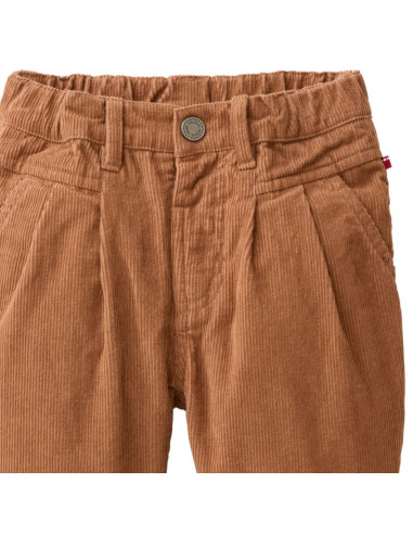 Pantalone baby in velluto di cotone bio - col. marrone bruciato