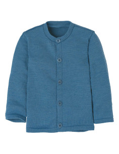 Cardigan in lana merino bio...