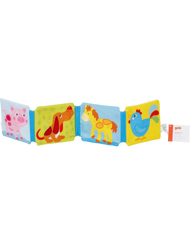 Libro attività con animali in cotone