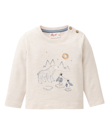 Maglietta baby lunga in cotone bio...