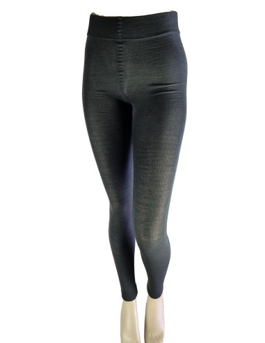 Leggings donna in lana-cotone -col....