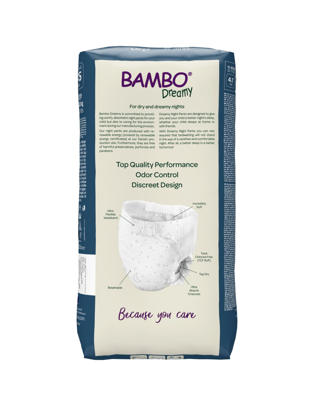 Bambo Dreamy Night Pants Unisex 8-15... Bambo Dreamy Night Pants Unisex 8-15...