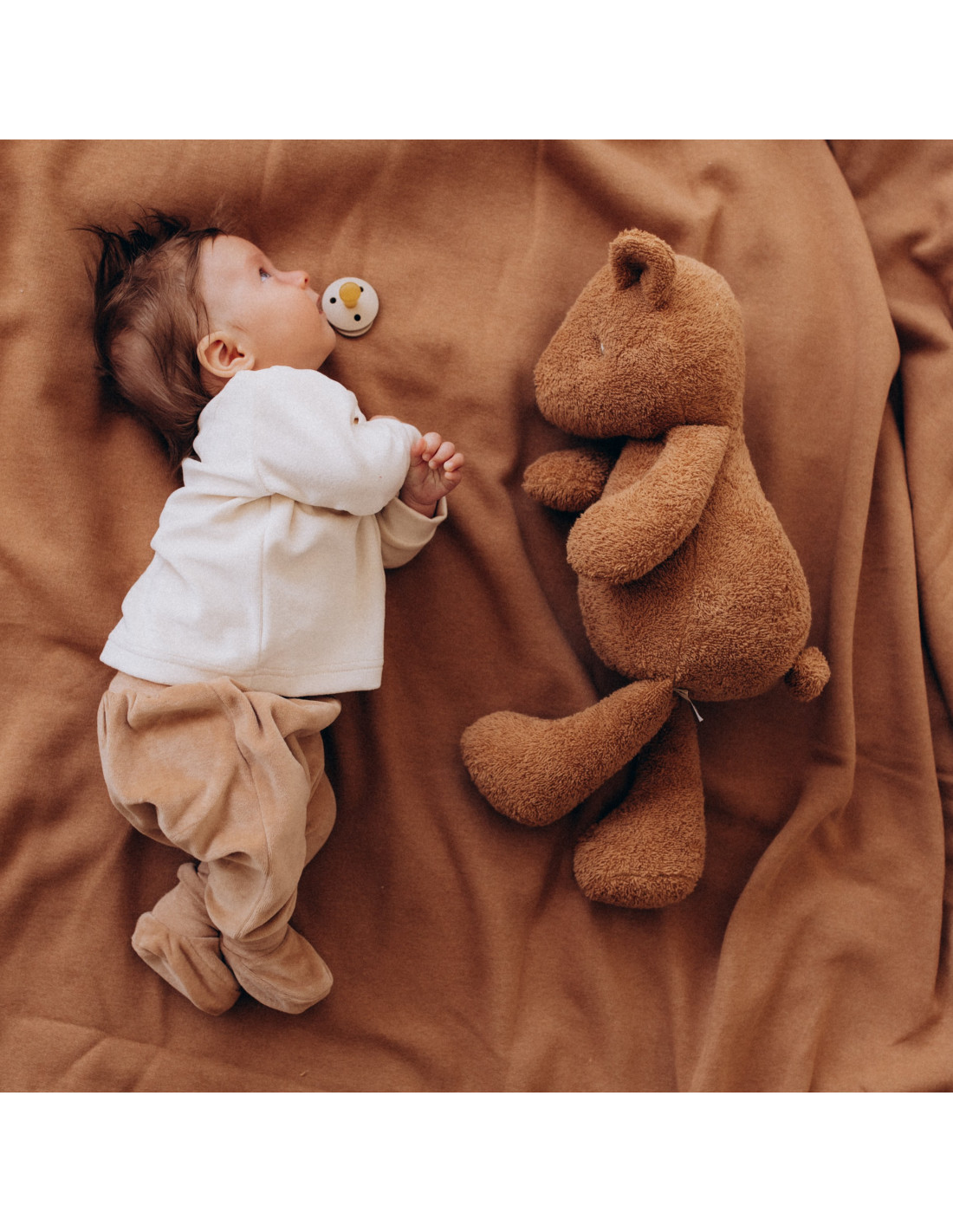 Peluche Teddy in cotone biologico - 53cm Peluche Teddy in cotone biologico - 53cm