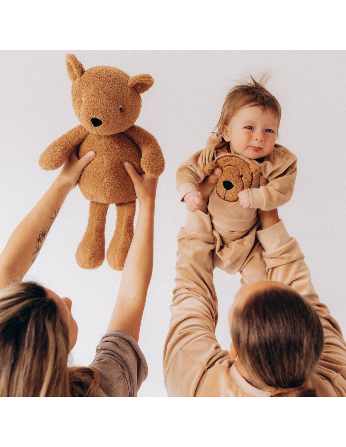 Peluche Teddy in cotone biologico - 53cm Peluche Teddy in cotone biologico - 53cm