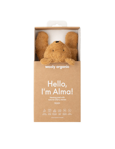 Cuscino termico TEDDY con noccioli naturali di ciliegia