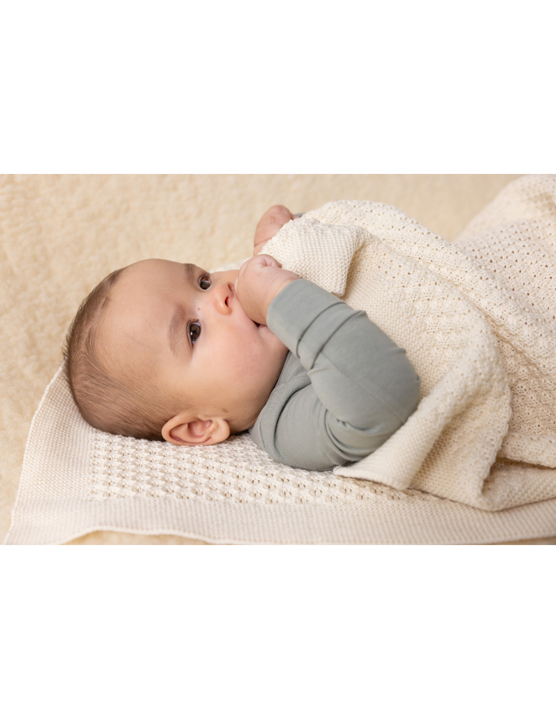 Copertina in lana Merino Disana -... Copertina in lana Merino Disana -...