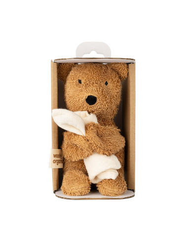Peluche TEDDY con mussola bio - 16cm