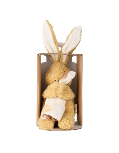 Peluche BUNNY con mussola bio - 16cm