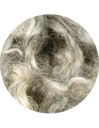 Fiocchi di lana grigia Gotland 1102 -...