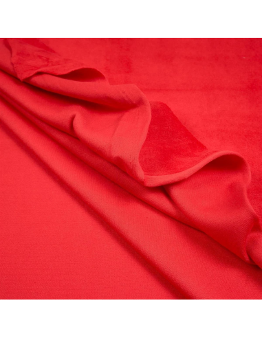 Ciniglia a metraggio - col. 019 rosso lipstick