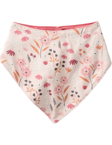 Triangolo sciarpa in cotone bio -col....