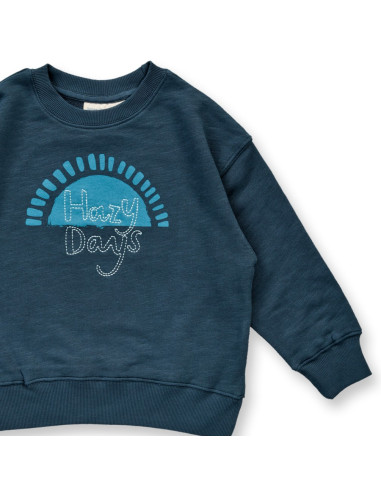 Felpa in cotone biologico "Hazy Days"...