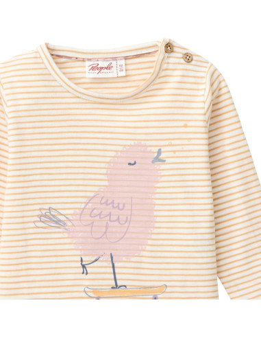 Maglietta baby lunga in cotone bio...