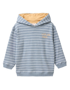 Felpa con cappuccio in...