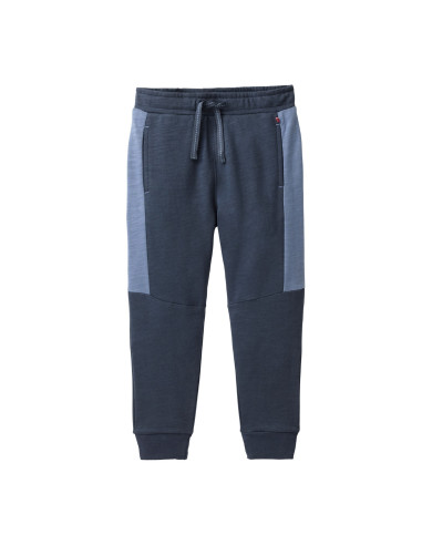 Pantalone tuta in cotone bio - col. blu