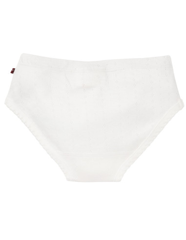 Set 2 slip in cotone biologico - col. bianco