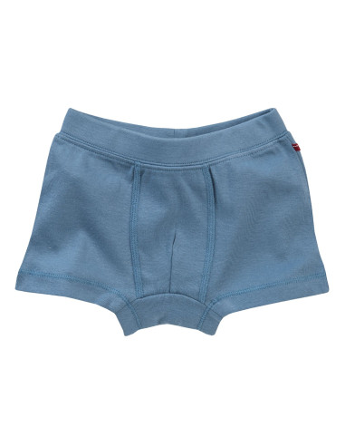 Set 2 Boxer bambino in cotone bio "Mare"- col. blu-bianco fantasia