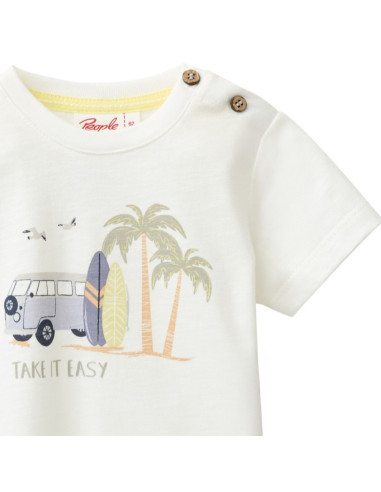 T-Shirt in cotone bio "Take it easy"...