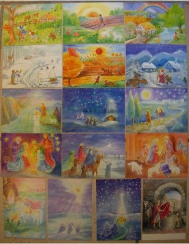 30 Cartoline Artistiche Vintage - Set Per Collezionisti E Appassionati Di Design Retro - Foto 10