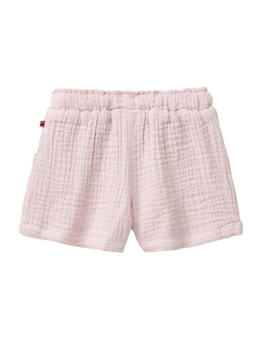 Baby shorts in mussola di cotone bio - col. lilla chiaro