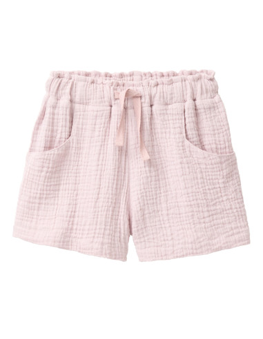 Shorts bambina in mussola di cotone...