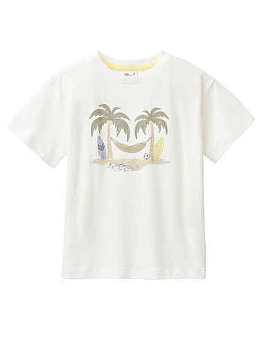 T-Shirt in cotone bio "Fun Island" -...