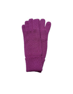 Guanti bambino in lana Merino -col. viola bacca