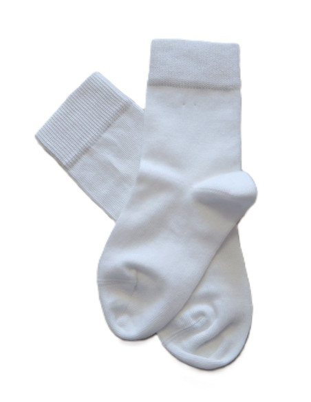 Calzini corti in cotone bio - col. bianco naturale