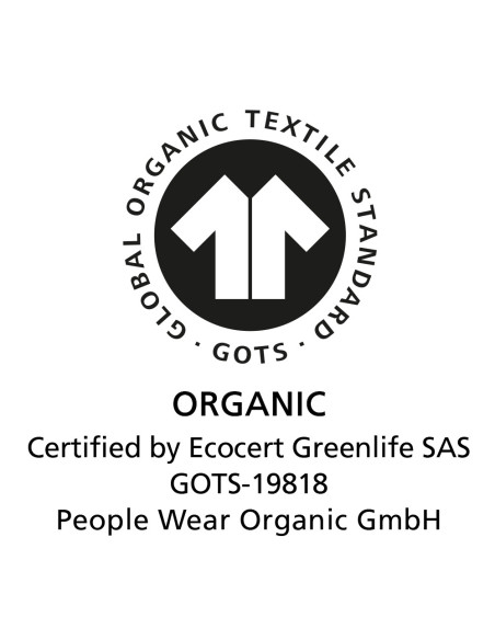 Triangolo sciarpa in cotone bio "Sealife" -col. blu oceano