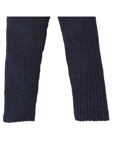 Leggings in lana Merino -col. blu indigo