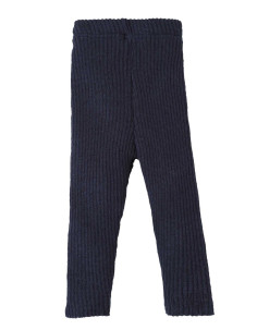 Leggings in lana Merino -col. blu indigo