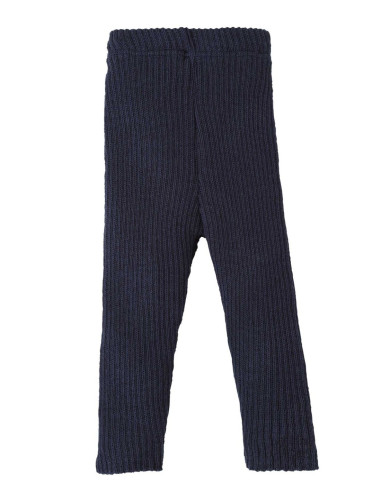 Leggings in lana Merino -col. blu indigo