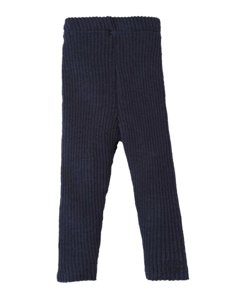 Leggings in lana Merino -col. blu indigo