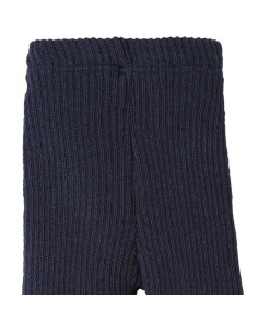 Leggings in lana Merino -col. blu indigo 2